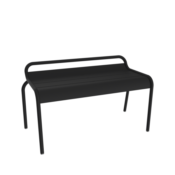 Luxembourg Compact Dining Bench By Fermob in Liquorice
