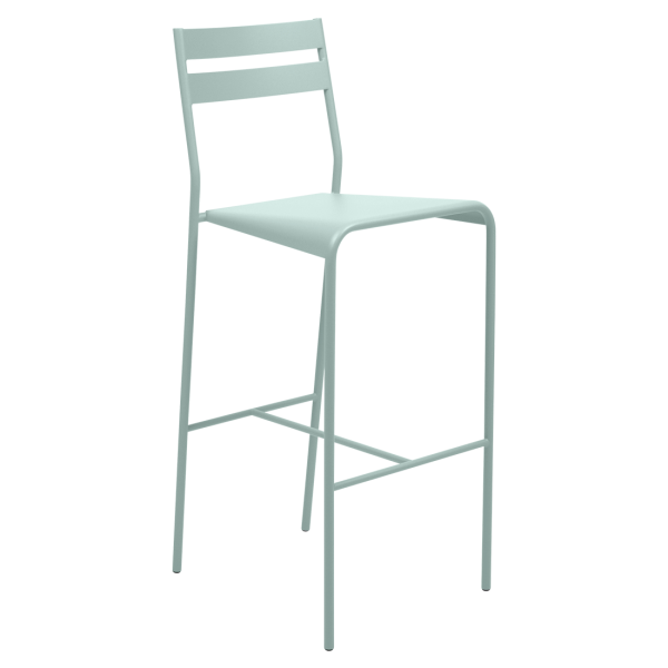 Facto Outdoor Bar Stool By Fermob in Ice Mint