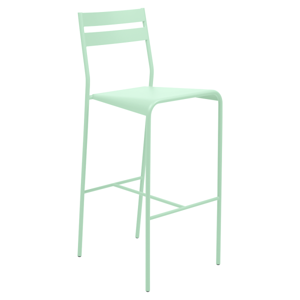 Facto Outdoor Bar Stool By Fermob in Opaline Green