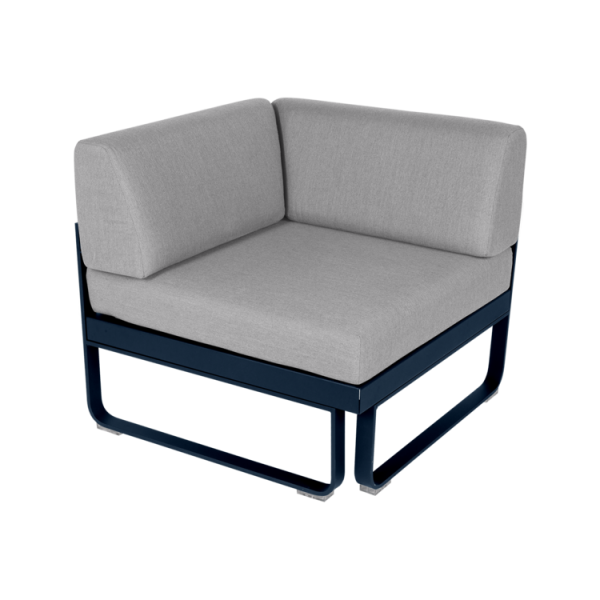 Bellevie Corner Module by Fermob in Deep Blue