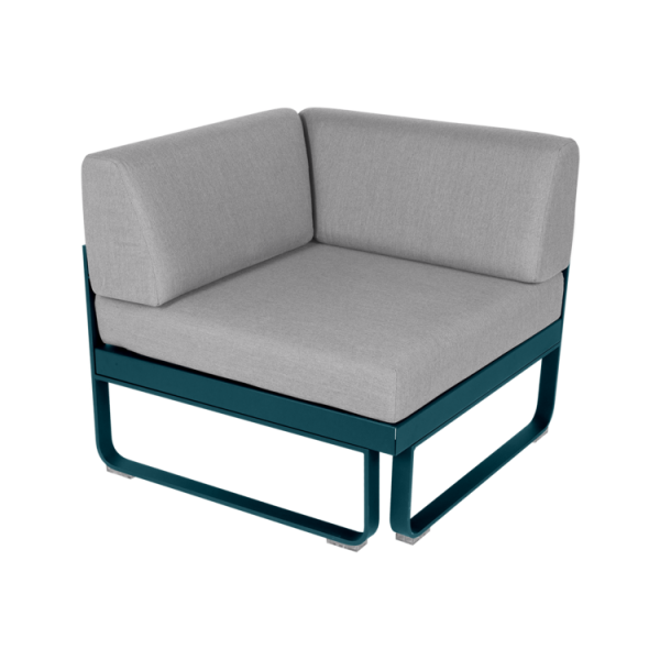 Bellevie Corner Module by Fermob in Acapulco Blue