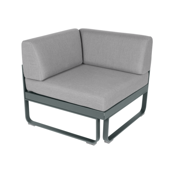 Bellevie Corner Module by Fermob in Storm Grey