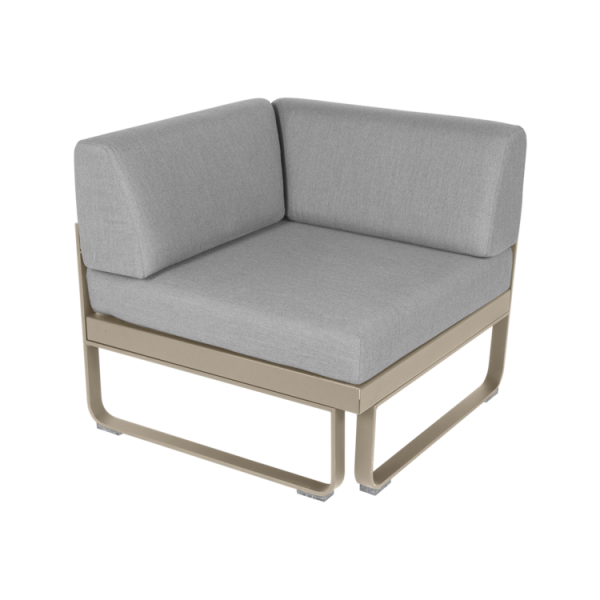 Bellevie Corner Module by Fermob in Nutmeg