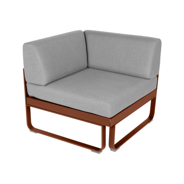 Bellevie Corner Module by Fermob in Red Ochre