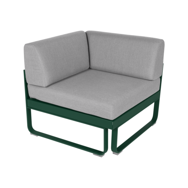 Bellevie Corner Module by Fermob in Cedar Green