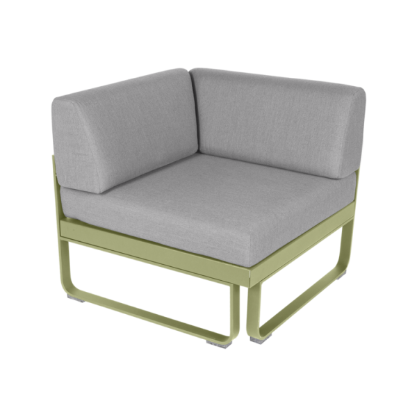 Bellevie Corner Module by Fermob in Willow Green