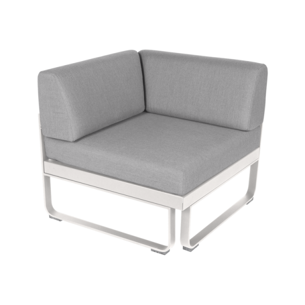 Bellevie Corner Module by Fermob in Cotton White