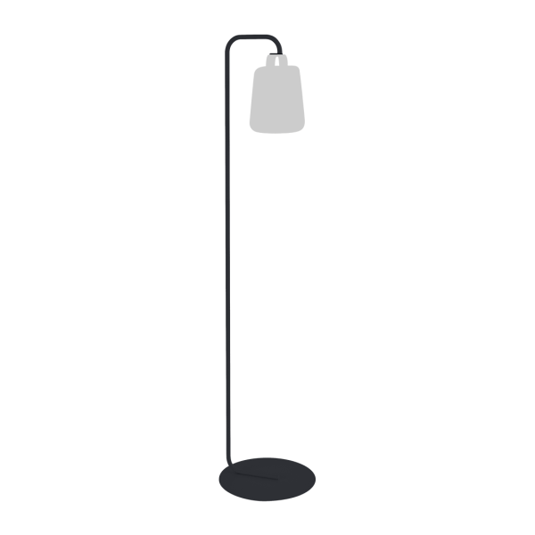 Balad Outdoor Lamp Stand By Fermob in Anthracite