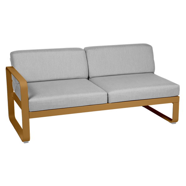Bellevie Outdoor Modular 2 Seater Left Module By Fermob in Gingerbread