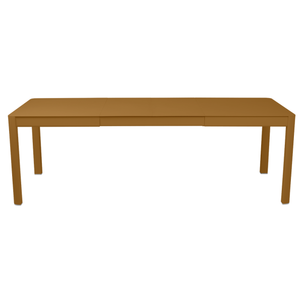 Ribambelle Outdoor Dining Table - 2 Extensions 149 to 234cm By Fermob in Gingerbread
