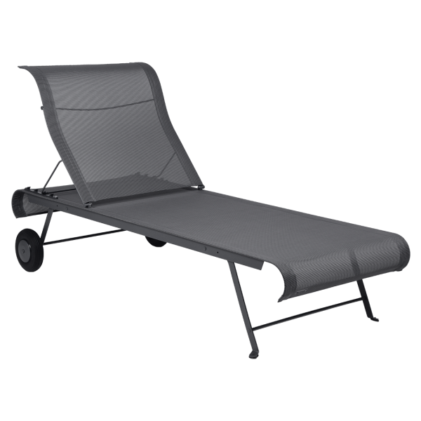 Dune Sunlounge By Fermob in Anthracite