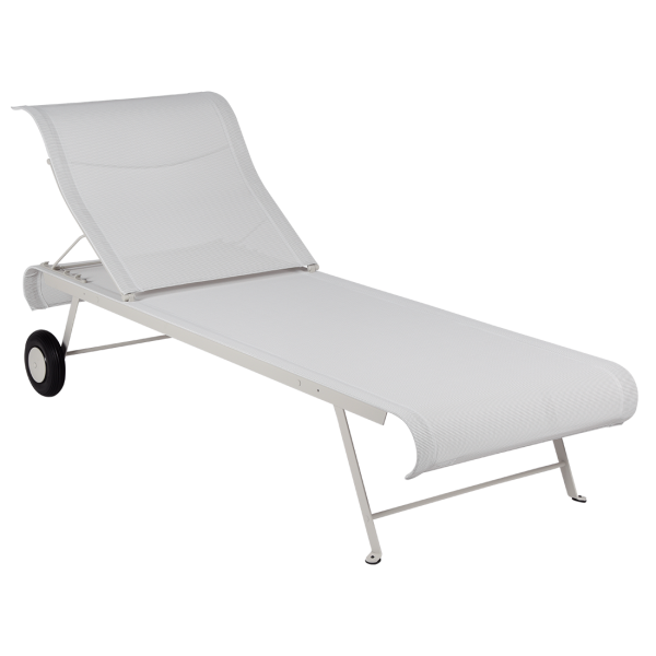Dune Sunlounge By Fermob in Clay Grey