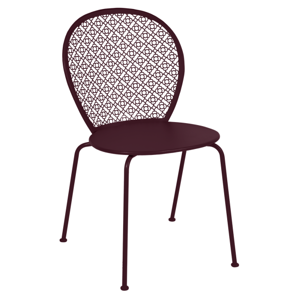Fermob Lorette Chair in Black Cherry