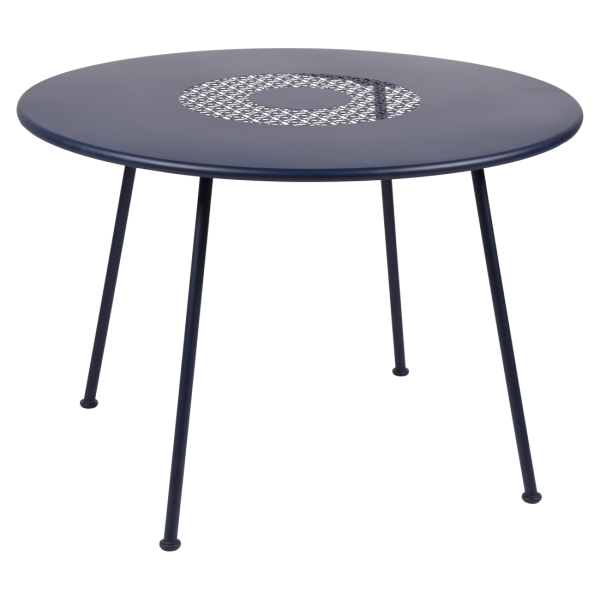 Fermob Lorette Table Round 110cm in Deep Blue