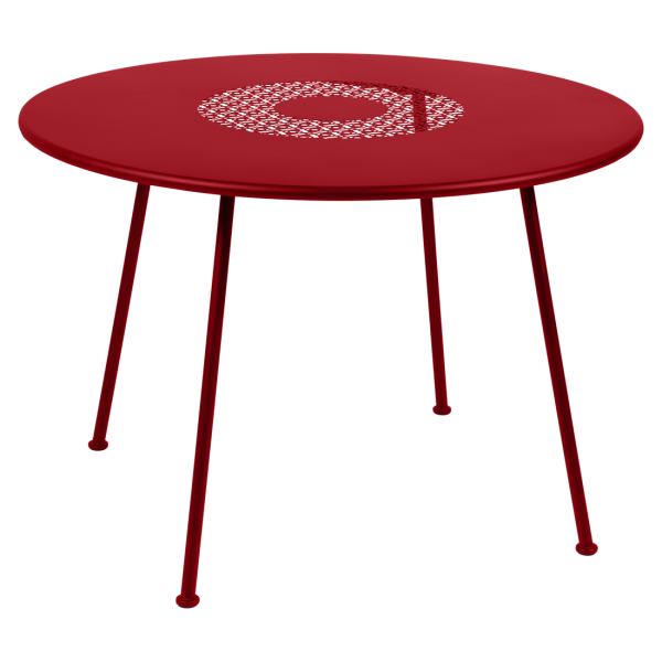 Fermob Lorette Table Round 110cm in Poppy