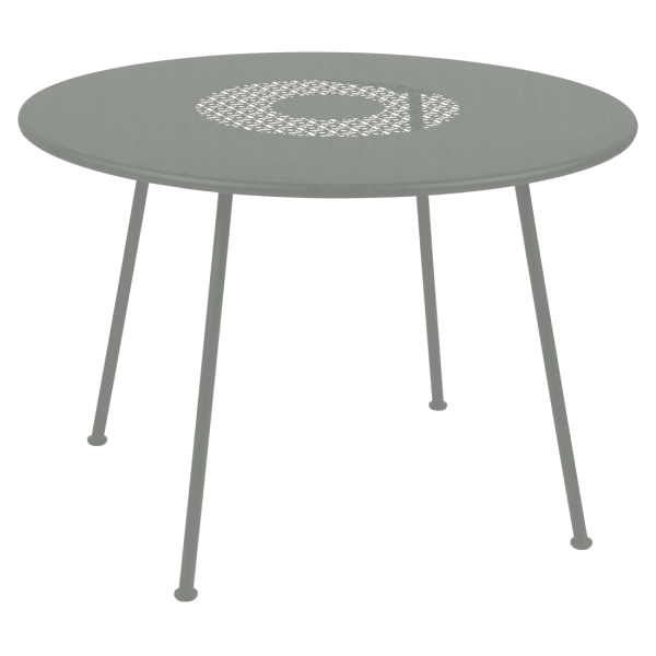 Fermob Lorette Table Round 110cm in Lapilli Grey