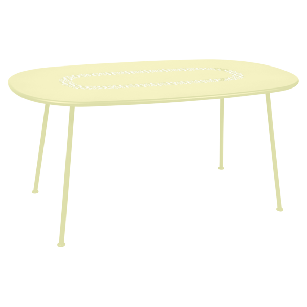 Fermob Lorette Table Oval 160 x 90cm in Frosted Lemon
