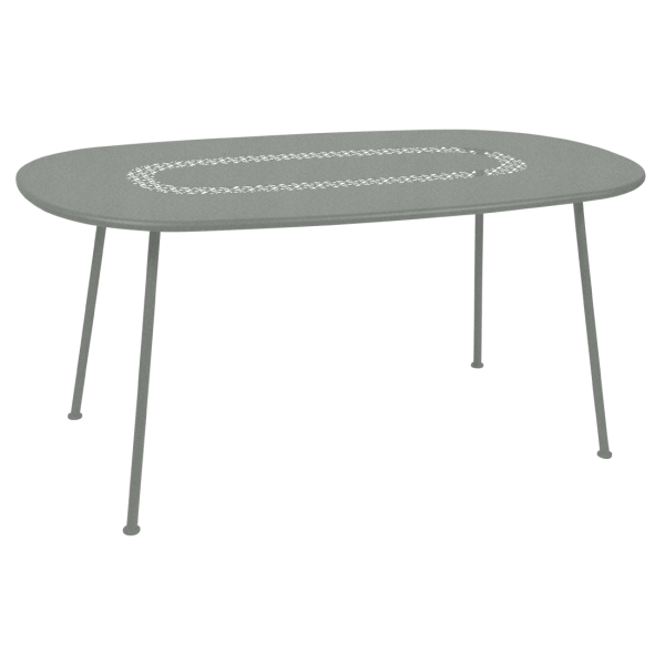 Fermob Lorette Table Oval 160 x 90cm in Lapilli Grey