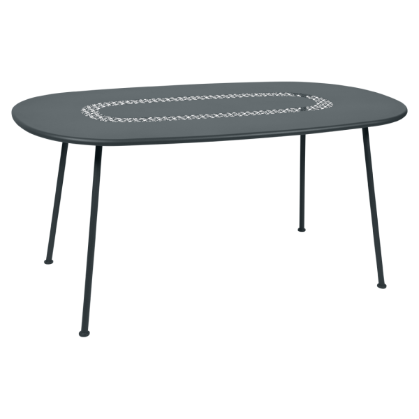 Fermob Lorette Table Oval 160 x 90cm in Storm Grey