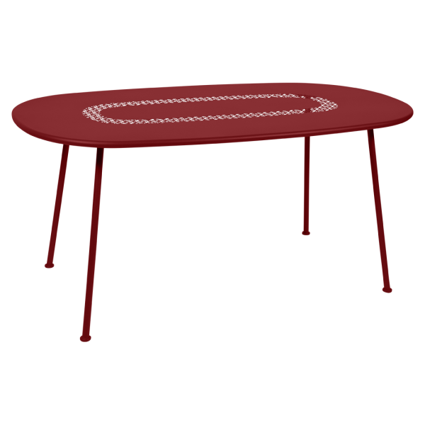 Fermob Lorette Table Oval 160 x 90cm in Chilli