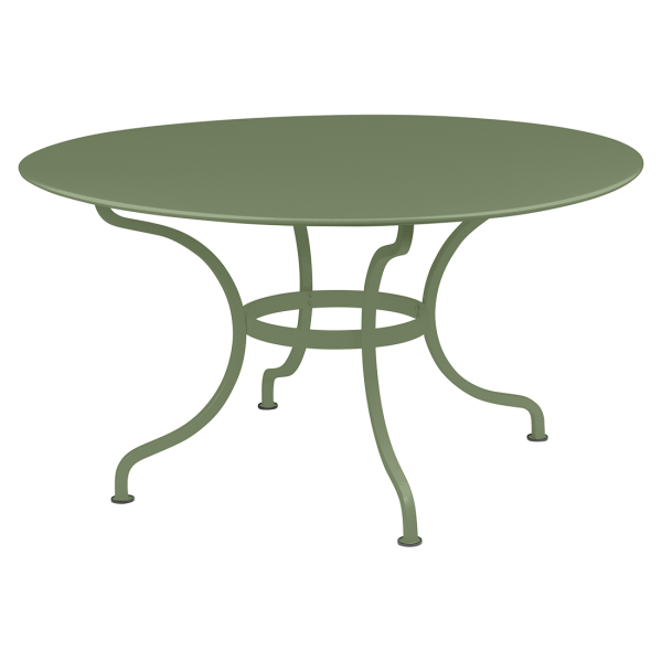 Romane Outdoor Dining Table Round 137cm By Fermob in Cactus