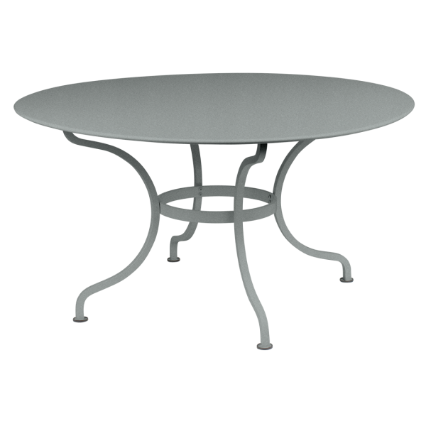 Romane Outdoor Dining Table Round 137cm By Fermob in Lapilli Grey
