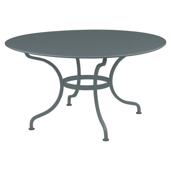 Romane Outdoor Dining Table Round 137cm By Fermob in Storm Grey