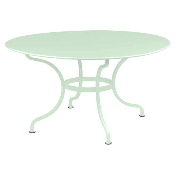 Romane Outdoor Dining Table Round 137cm By Fermob in Ice Mint