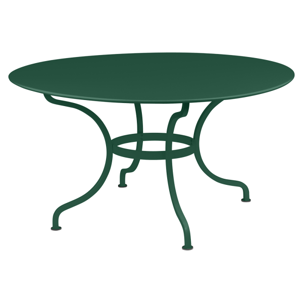 Romane Outdoor Dining Table Round 137cm By Fermob in Cedar Green