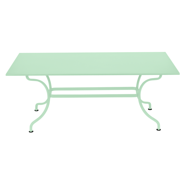 Romane Outdoor Dining Table Rectangular 180 x 100cm By Fermob in Opaline Green
