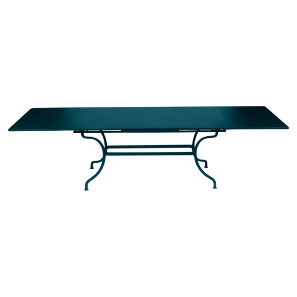Romane Outdoor Extension Table 200 to 300cm By Fermob in Acapulco Blue