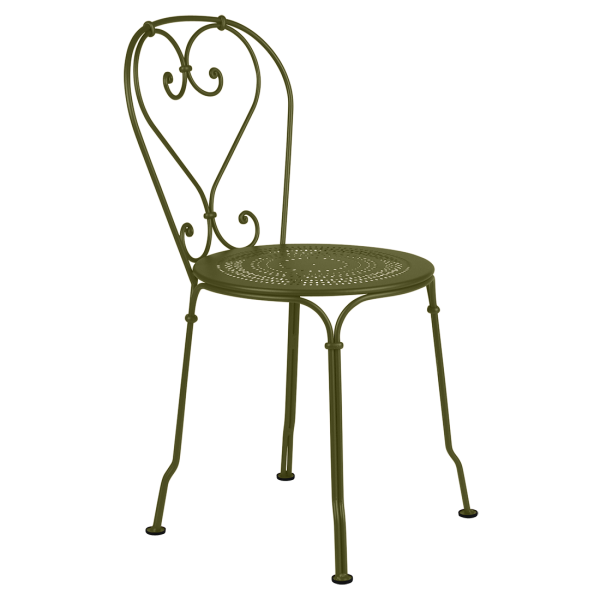 1900 Garden Dining Chair By Fermob in Pesto