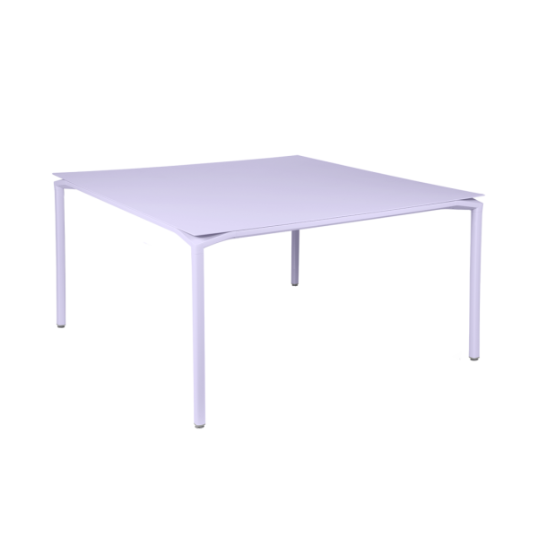 Calvi Aluminium Square Outdoor Dining Table 140 x 140cm By Fermob in Marshmallow