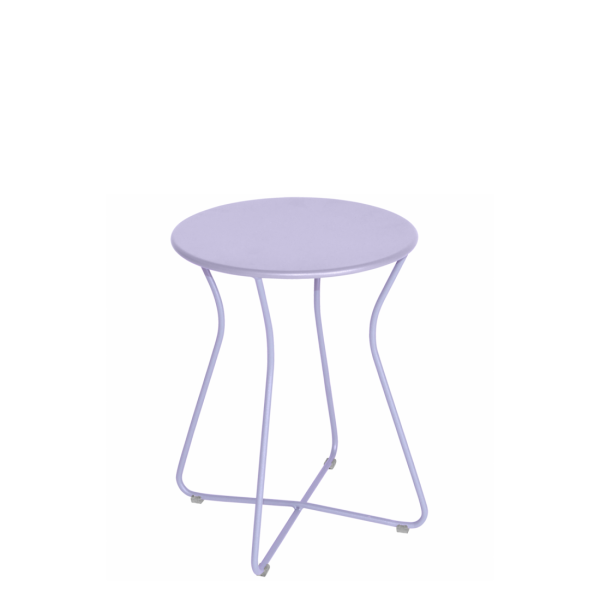 Cocotte Outdoor Metal Low Stool 45cm By Fermob in Marshmallow