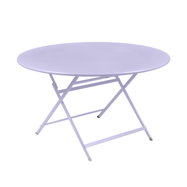 Caractere Large Round Folding Outdoor Dining Table By Fermob in Marshmallow