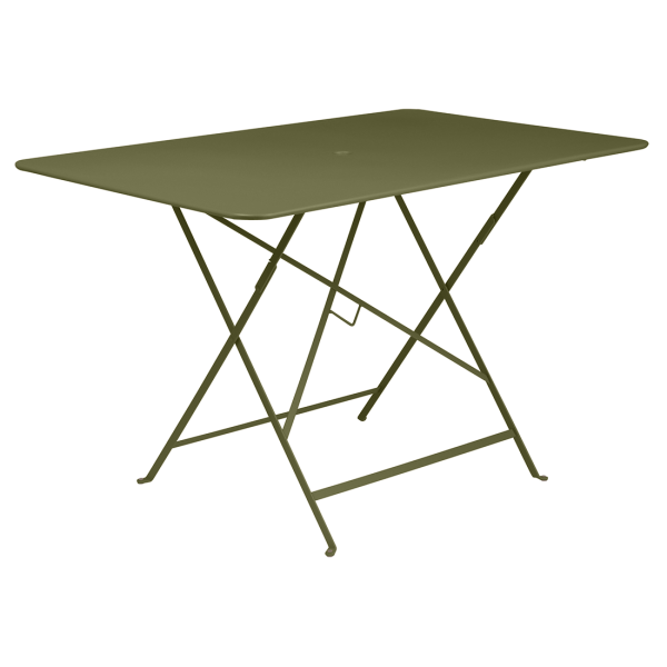 Bistro Outdoor Folding Table Rectangle 117 x 77cm By Fermob in Pesto
