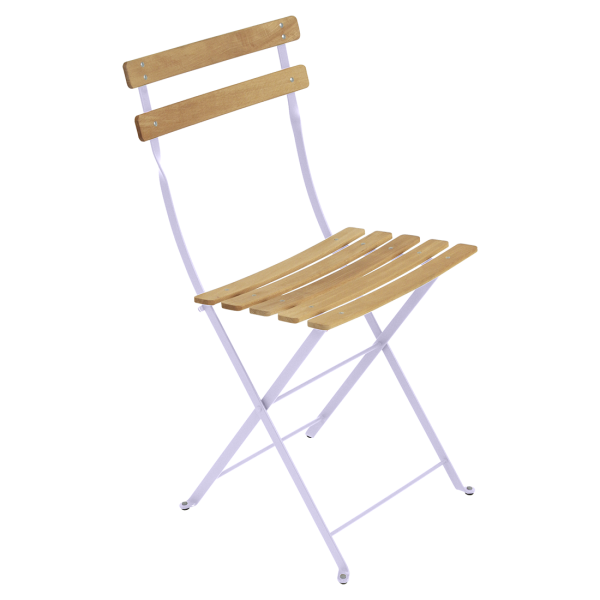Bistro Outdoor Folding Chair - Wooden Slats By Fermob in Marshmallow