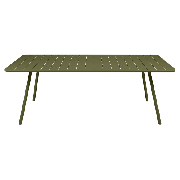 Luxembourg Outdoor Dining Table 207 x 100cm By Fermob in Pesto