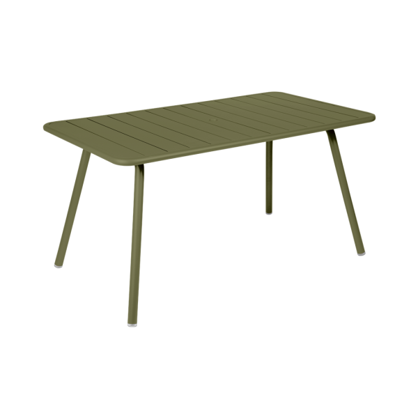 Luxembourg Outdoor Dining Table 143 x 80cm By Fermob in Pesto