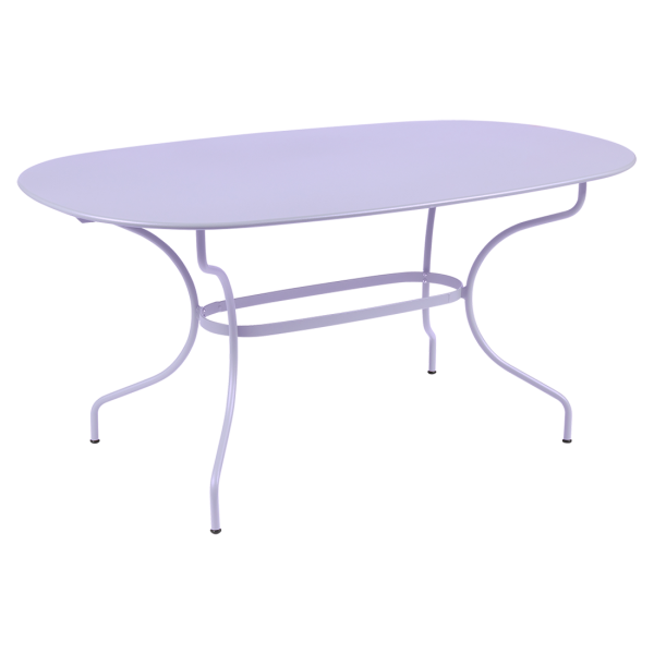 Opera+ Oval Outdoor Dining Table 160cm x 90cm By Fermob in Marshmallow