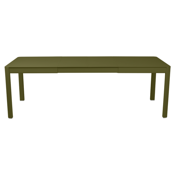 Ribambelle Outdoor Dining Table - 2 Extensions 149 to 234cm By Fermob in Pesto