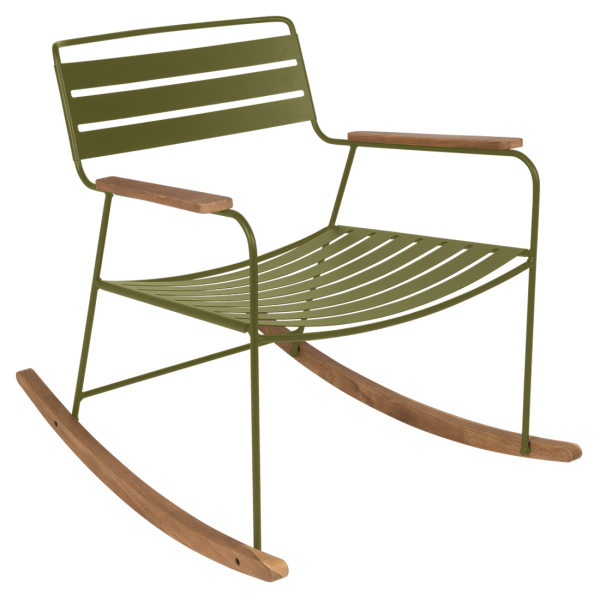 Surprising Outdoor Rocking Chair By Fermob in Pesto