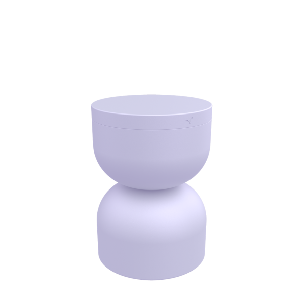 Piapolo Outdoor Stool With Storage By Fermob in Marshmallow