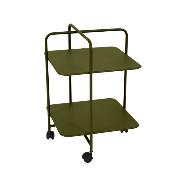 Alfred Outdoor Drinks Trolley By Fermob in Pesto