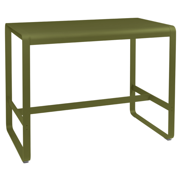 Bellevie Outdoor High Bar Table 140 x 80cm By Fermob in Pesto