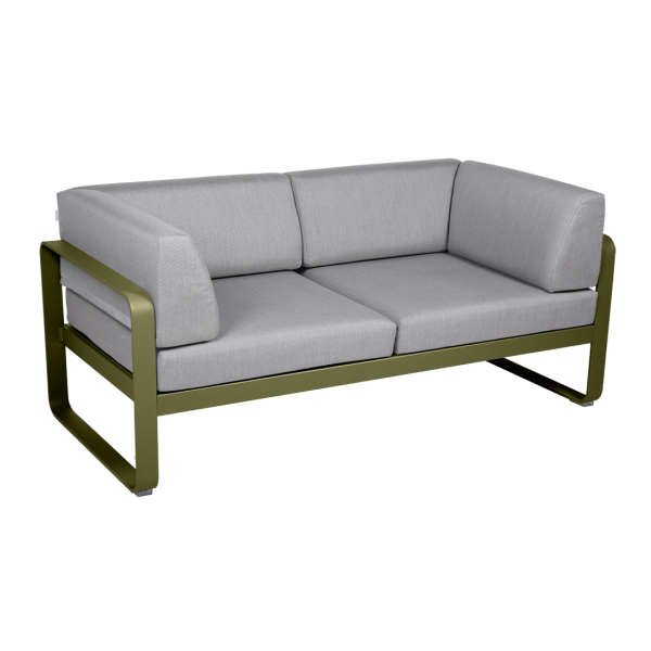 Bellevie 2 Seater Outdoor Club Sofa By Fermob in Pesto