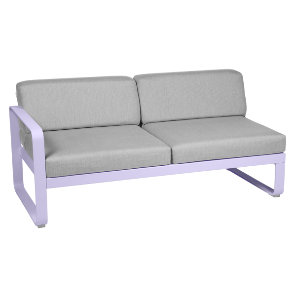 Bellevie Outdoor Modular 2 Seater Left Module By Fermob in Marshmallow