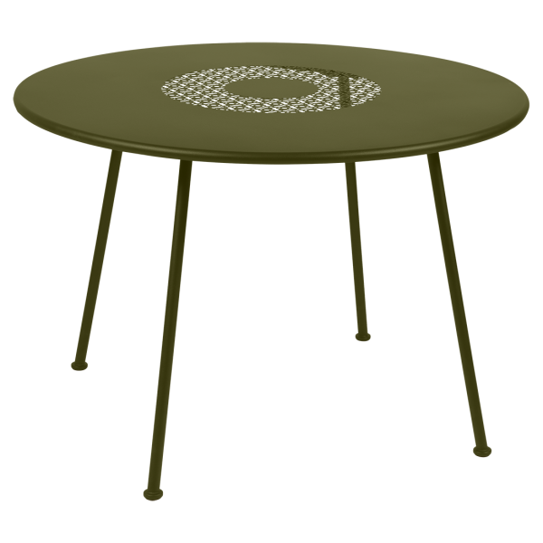 Fermob Lorette Table Round 110cm in Pesto
