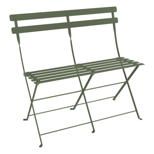 Bistro Two Seater Folding Bench By Fermob in Cactus