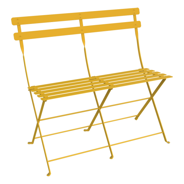 Bistro Two Seater Folding Bench By Fermob in Honey